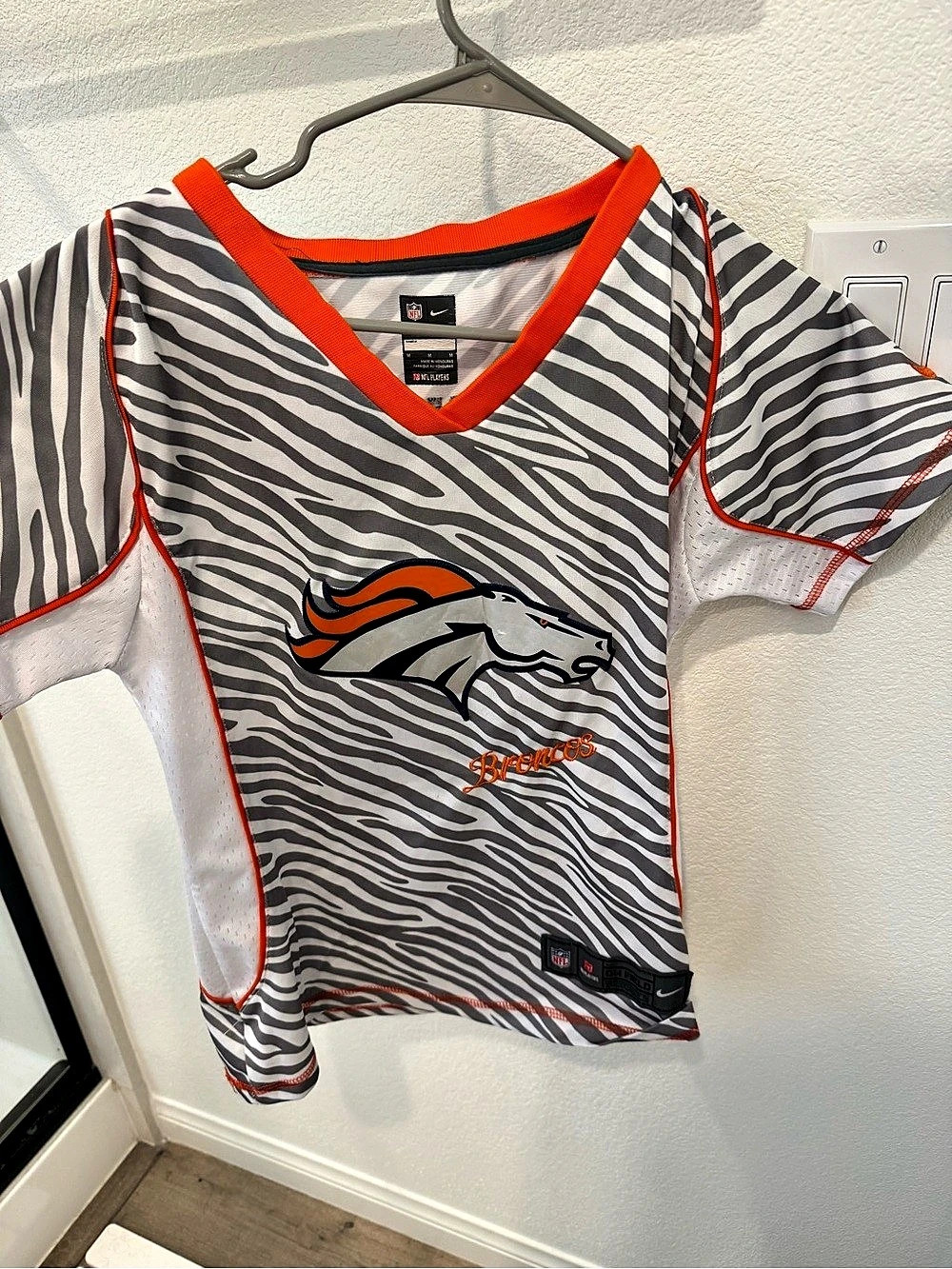 Nike Peyton Manning Denver Broncos women’s Nike Game Jersey #18 Jersey Gray zeb